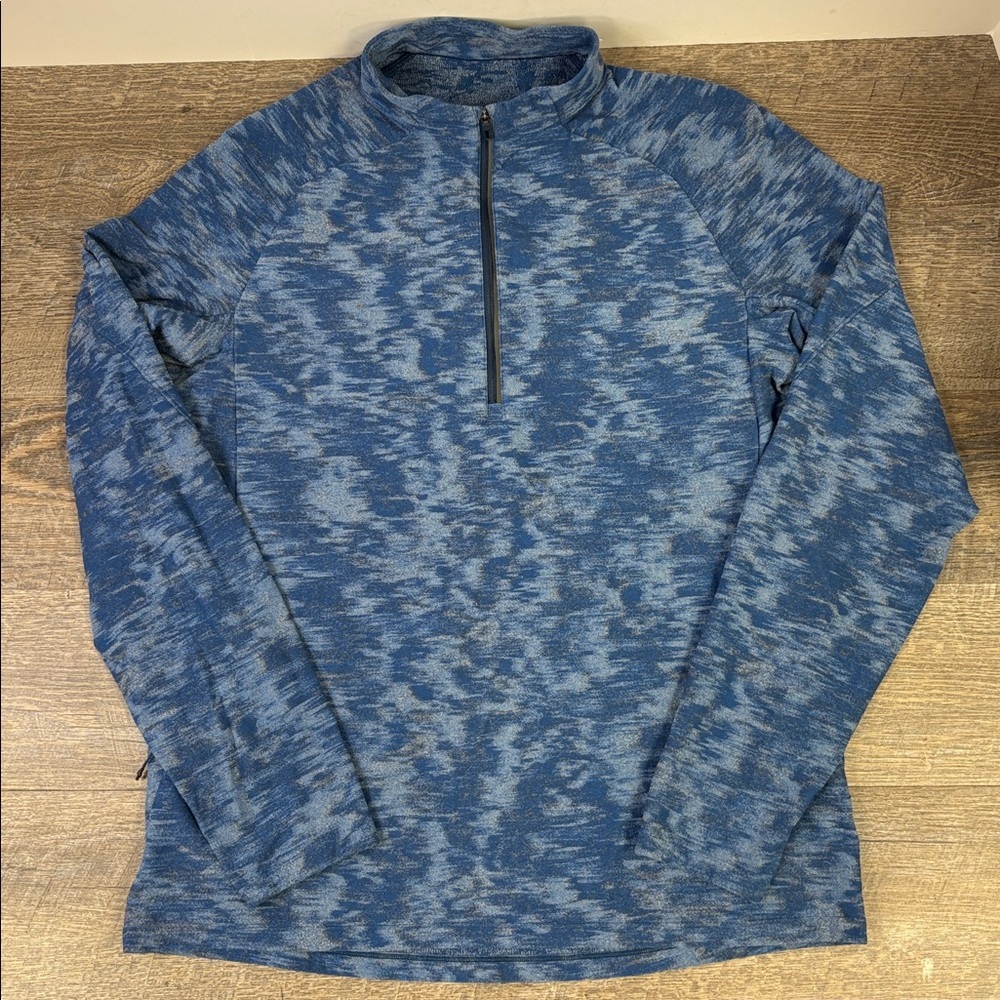 Lululemon Men’s 1/2 Zip Surge Pullover – Blue – Size L